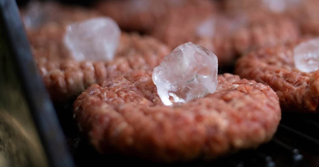 Place an Ice Cube ona Burger