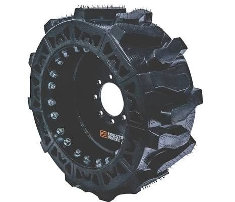 Skid Steer Tire and Rim: Solid Skid Steer Tire Size 10×16.5