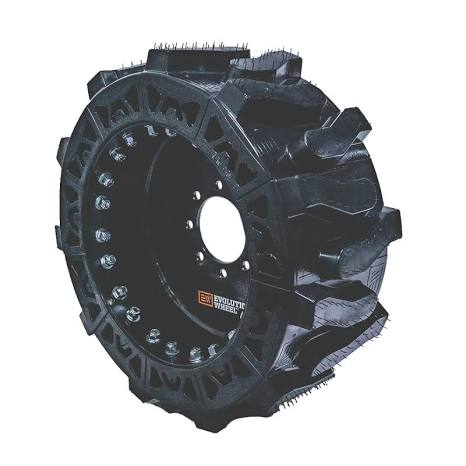 Skid Steer Tire and Rim: Solid Skid Steer Tire Size 10×16.5